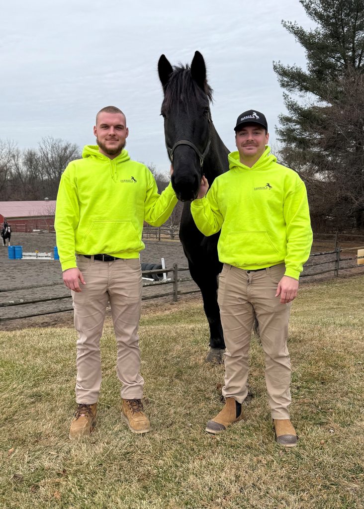 Tenzin Wade and George DeVincent, owners of Farmer's Hand and Maintenance